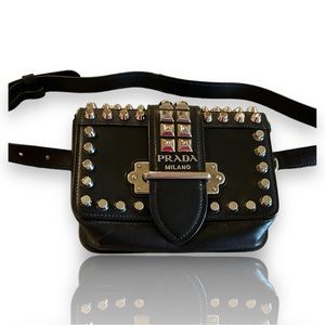Prada belt/ crosbody bag